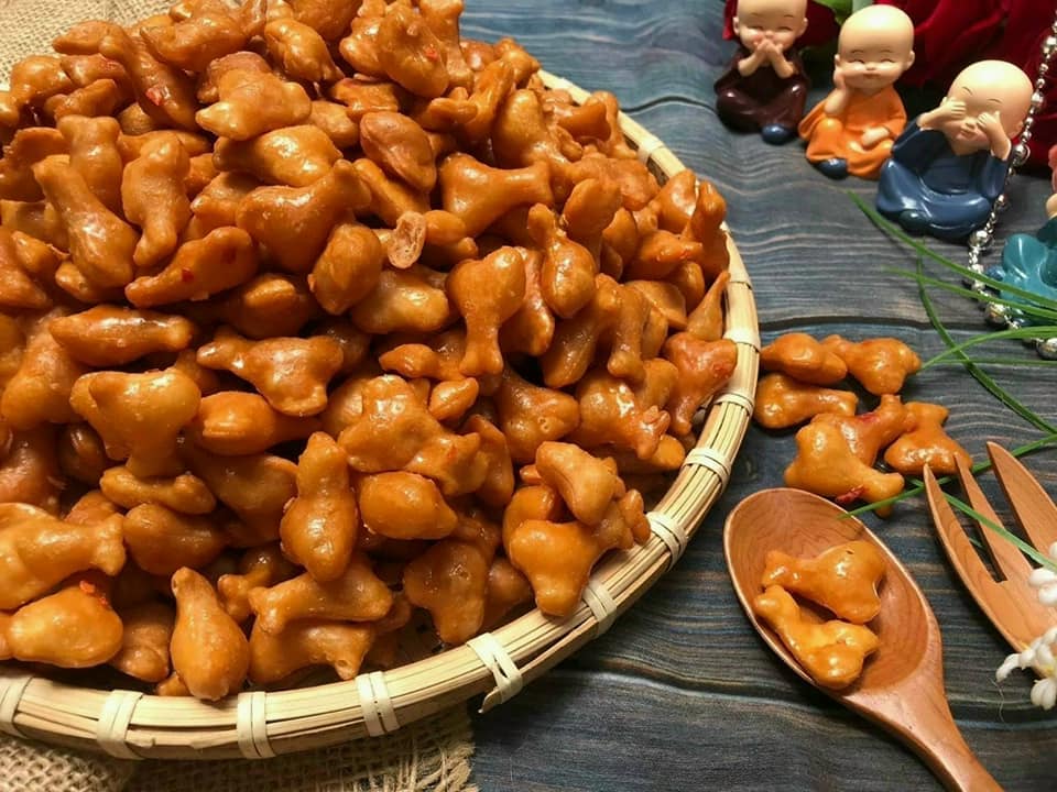 500g Quẩy đùi gà xóc mắm ớt.