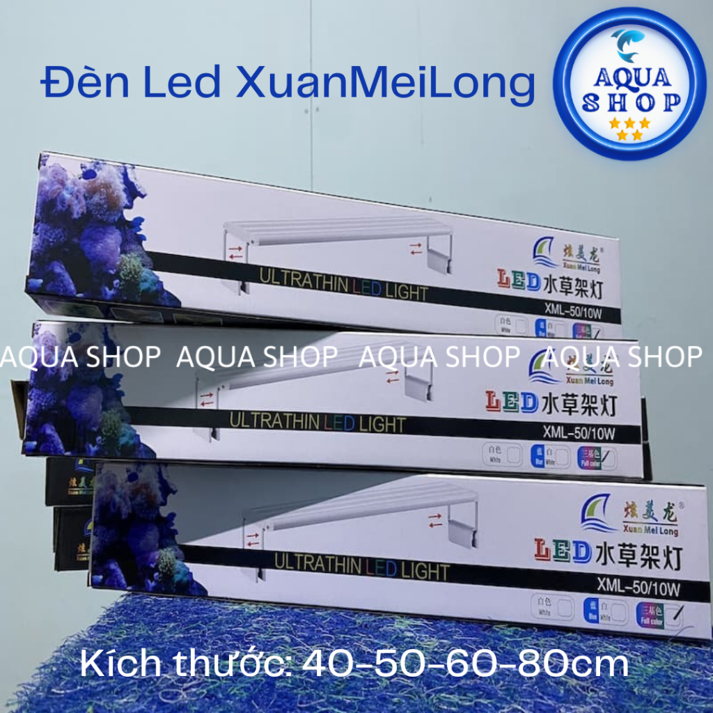 Đèn led hồ cá xuanmeilong ánh ml siêu sáng - đèn xml cho hồ cá tép, thuỷ sinh giá rẻ