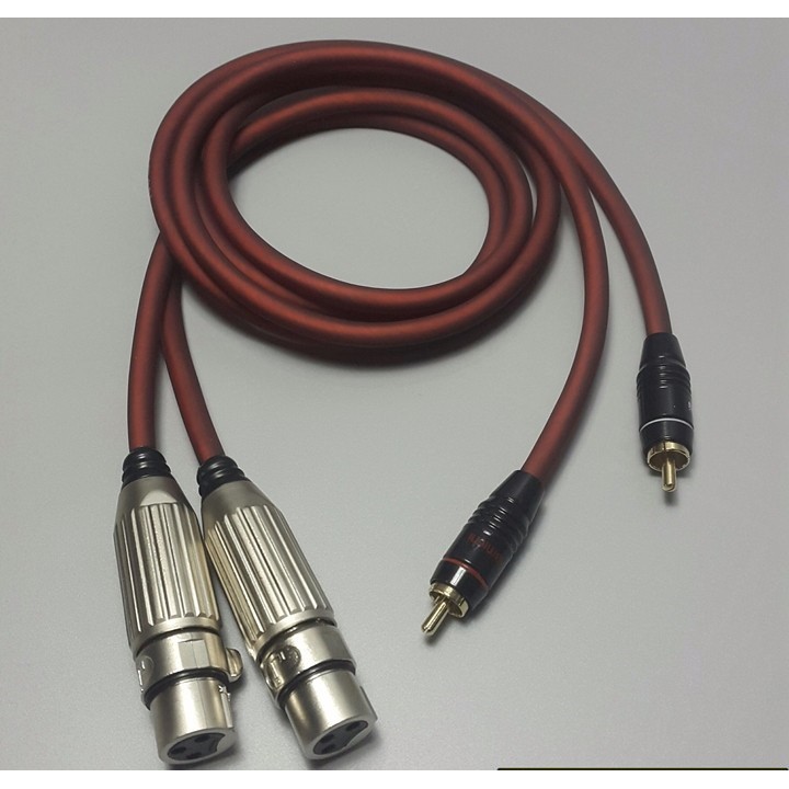 Com bo 2 dây canon cái ra av , canon đực ra av - lõi đồng nguyên chất chống nhiễu hiệu qủa