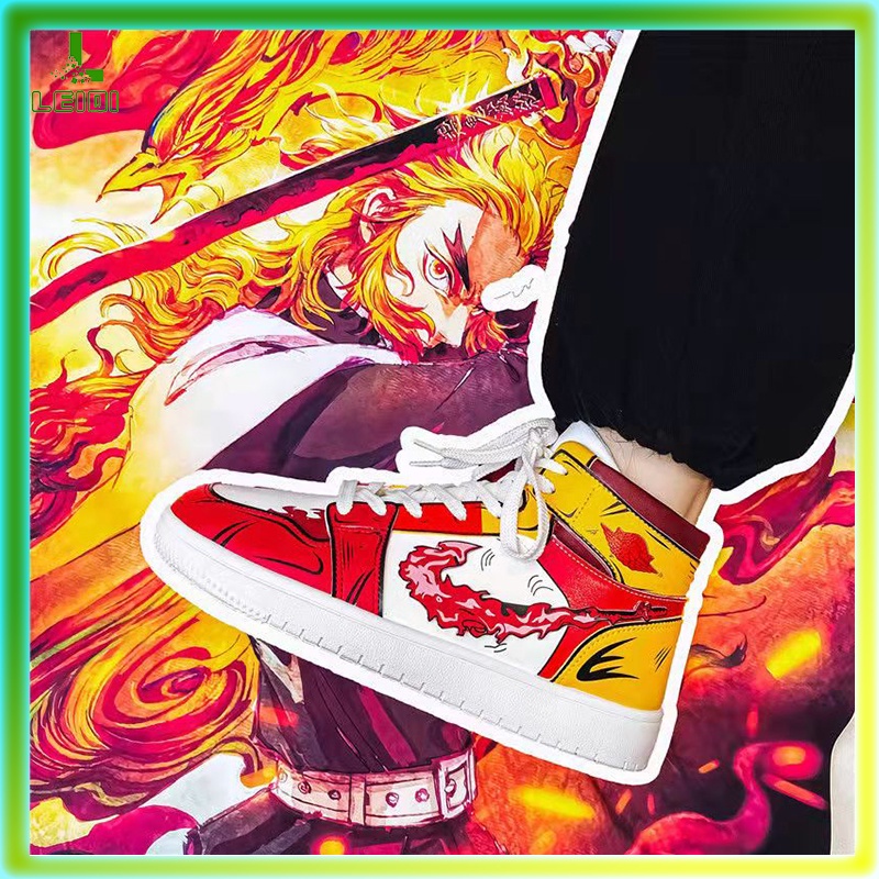Kamina Anime Air Jordan Hightop Shoes Gurren Lagann Custom - Freedomdesign