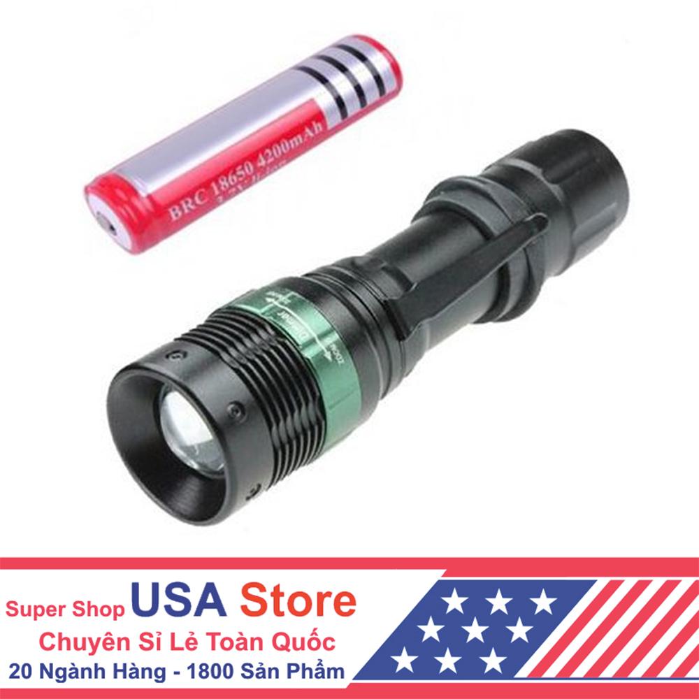 Bộ đèn pin q5 - 1600 lm và 1 pin uf01