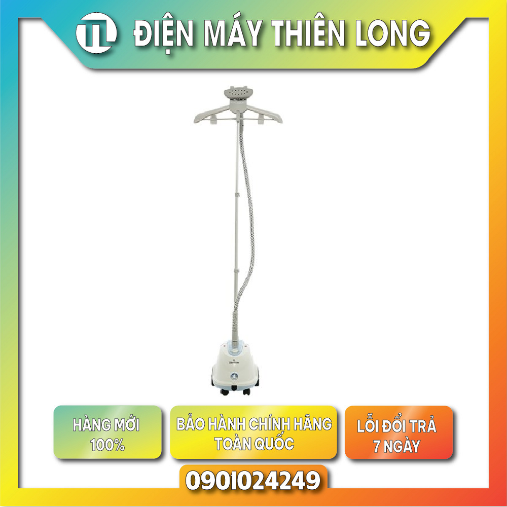 Bàn ủi hơi nước đứng bluestone gsb-3911 - móc treo xoay 360 độ linh hoạt, có bánh xe di chuyển, ủi quần áo treo, điều chỉnh được chiều - trả góp 0% - giao toàn quốc - ngoài hcm tính phí
