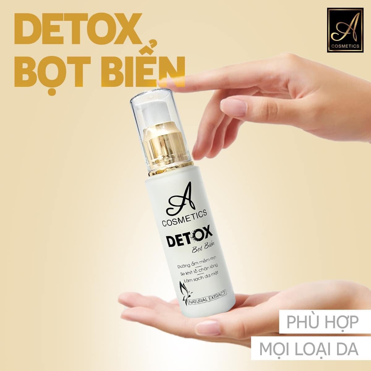 Detox bọt biển sủi bọt a cosmetics chính hãng phương anh