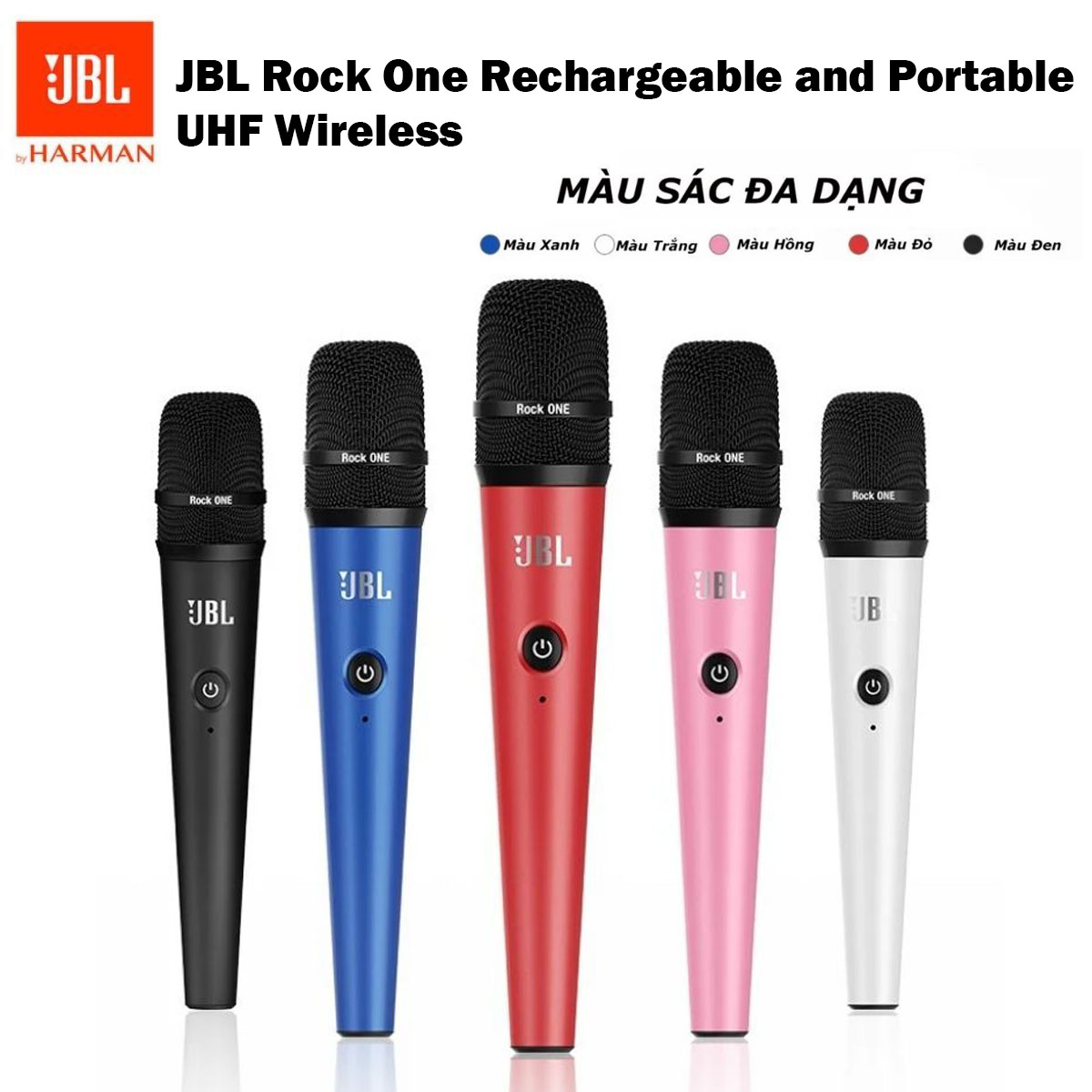 Micro không dây rock one wireless độ nhạy cao bắt âm tốt thiết kế sang trọng bảo hành 12 tháng