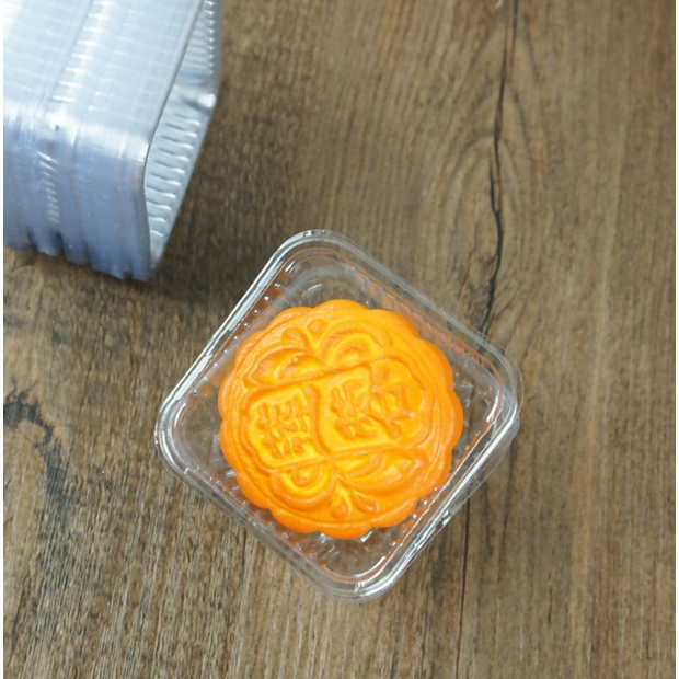 [Bánh Trung Thu] Set 100 Khay Pet Trong Suốt Đựng Bánh Trung Thu