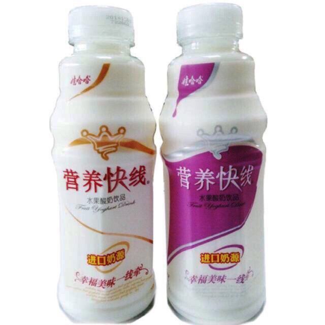 Combo 15 Chai Sữa chua uống trái cây nội địa Đài Loan chai 500ml