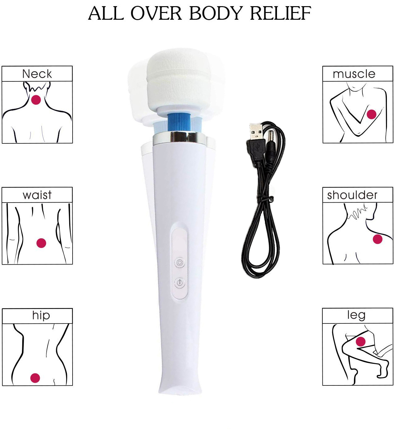 [HCM]Máy massage cầm tay Hita Magic Wand