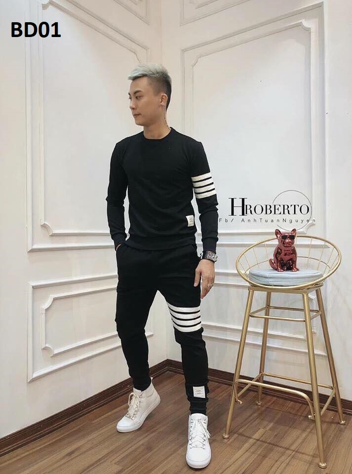 Bộ quần áo thu đông nam chất liệu nỉ bóng cao cấp, ấm áp, bền đẹp - Full Size - BD01 (Ảnh + Video thật)