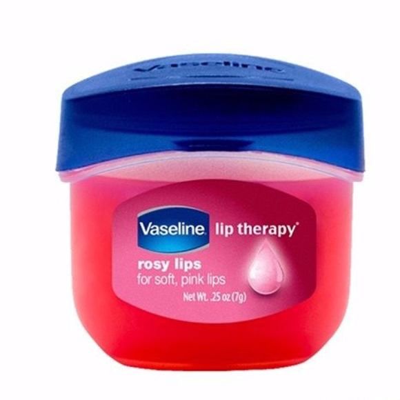 Sáp dưỡng môi mềm căng mịn không bị nứt nẻ của Mỹ Vaseline Rosy Lips Therapy 7g