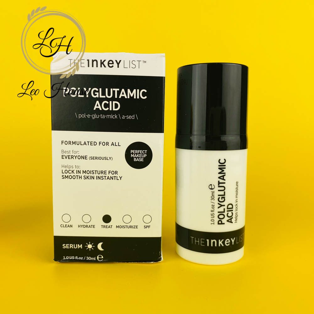 Tinh chất dưỡng da The Inkey List Polyglutamic Acid 30ml - Dưỡng ẩm siêu việt, dưỡng ẩm da khô