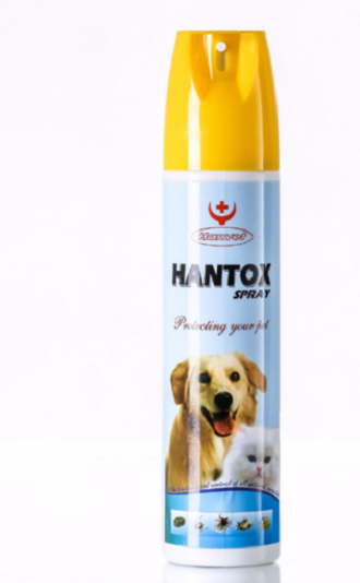 Hantox spray xịt diệt ve bọ chét rận ghẻ cho chó mèo