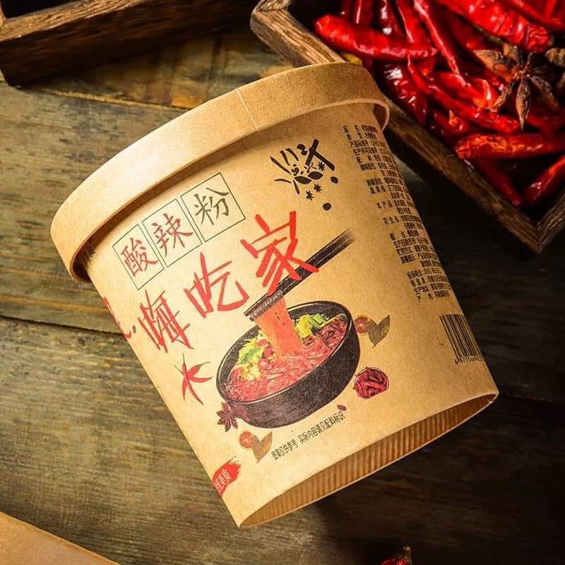 MIẾN TRÙNG KHÁNH CHUA CAY ĂN LIỀN TUYỆT HẢO 1 HỘP 119 GRAM