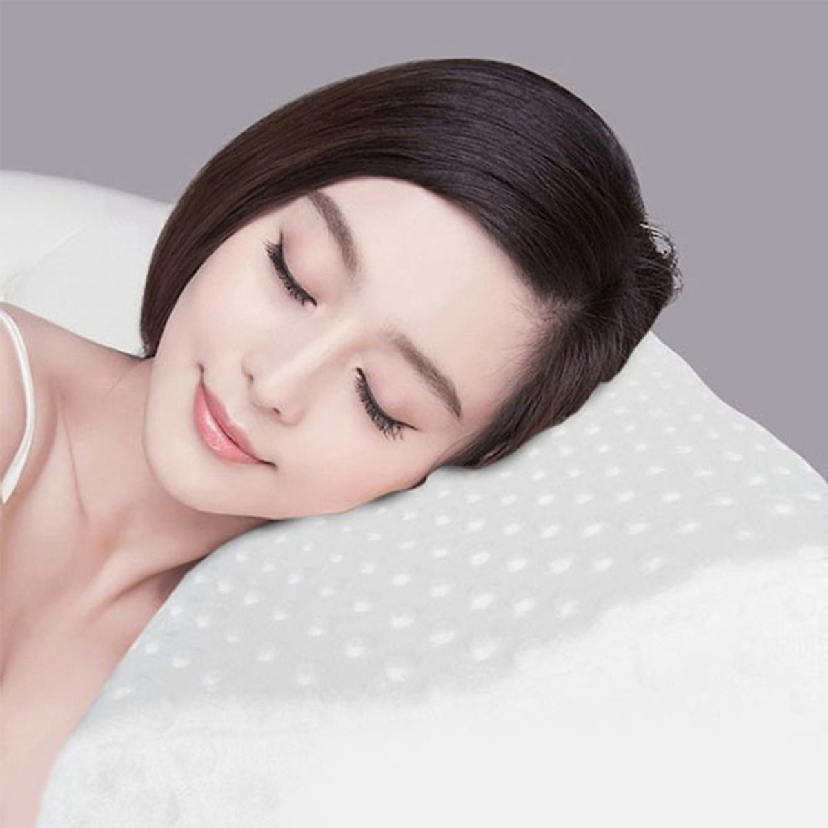 Gối cao su non số 1 nhật bản gối cao su non người lớn mềm mại cao cấp gối cao su non chống đau cột sống - gối cao su dành cho người hay ngủ ngáy