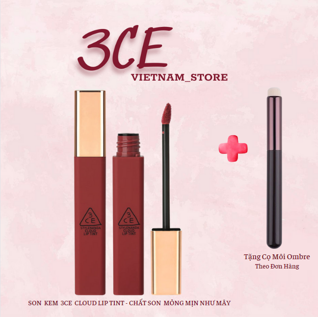 Son kem lì 3ce cloud lip tint #immanence