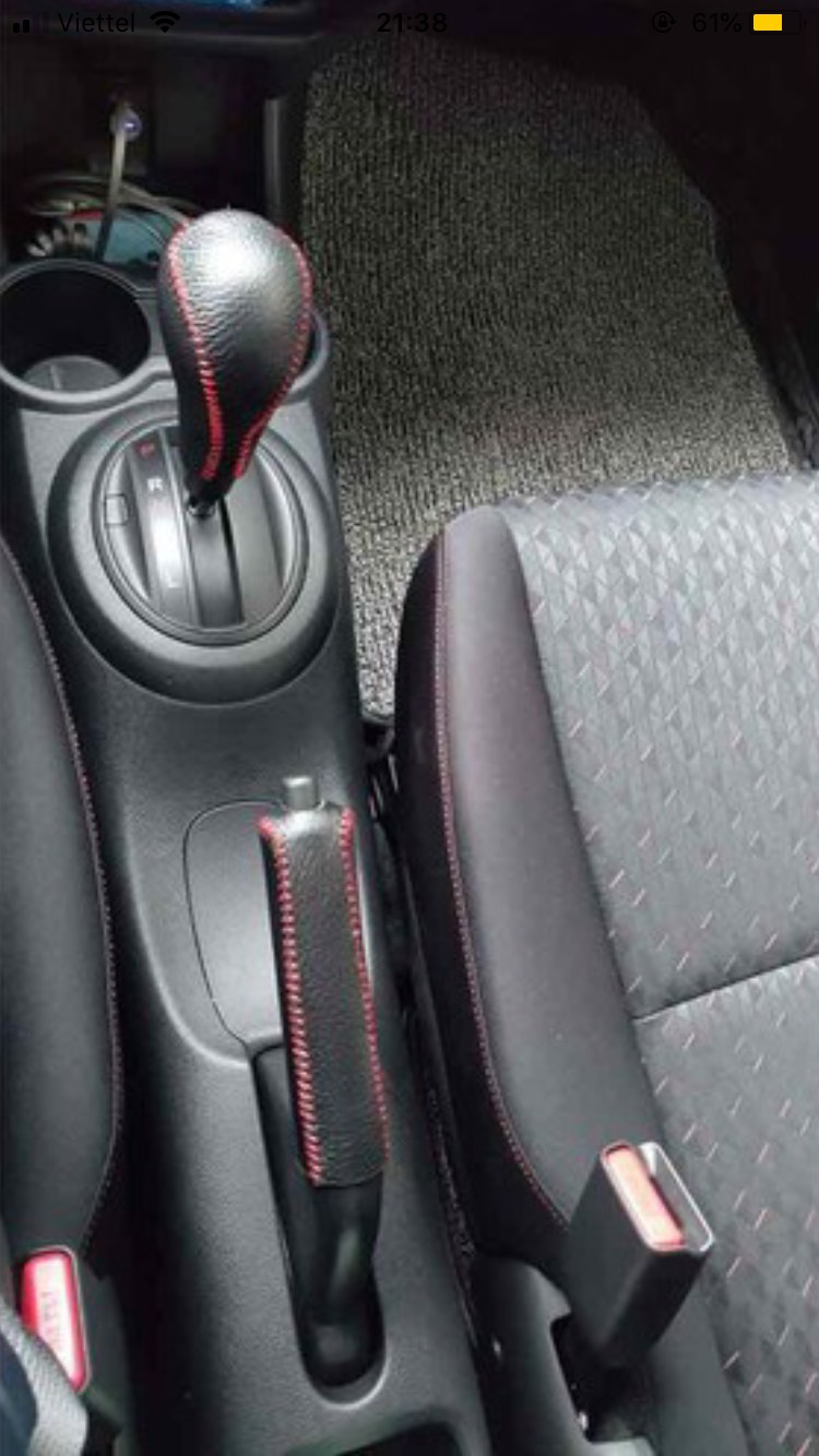 [Da Bò] Bọc Cần Số, Tay Phanh xe HONDA BRIO... DA BÒ NHIỀU MÀU SẮC...