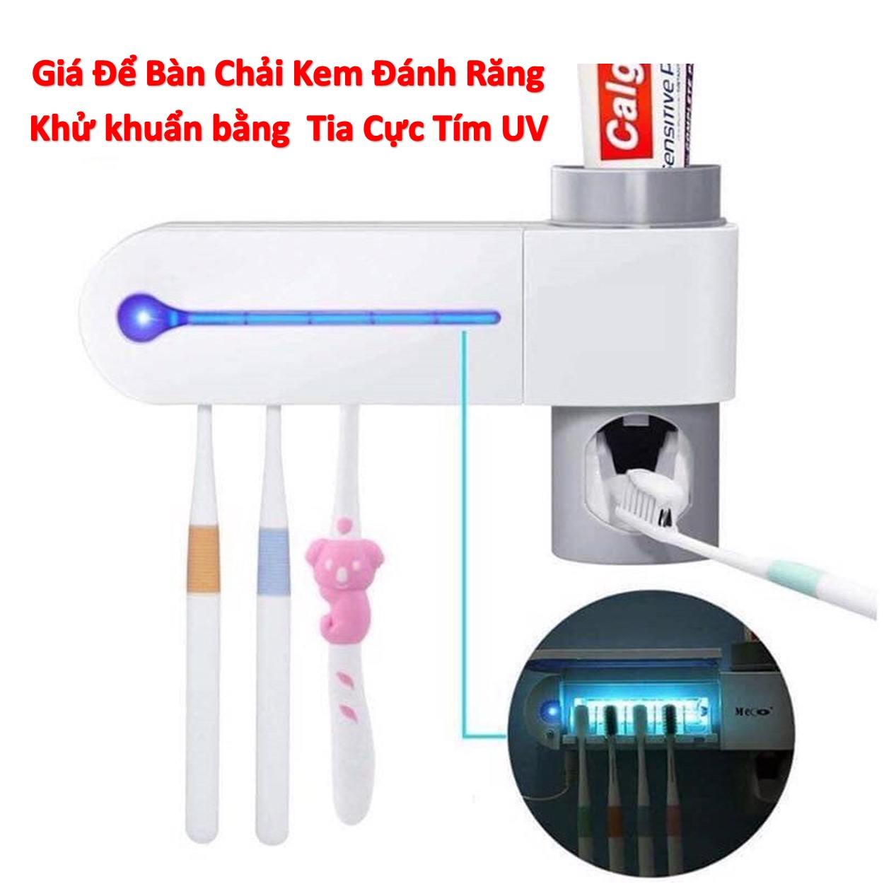 [HCM]Máy Diệt Khuẩn Khử Trùng Bàn Chải Đánh Răng Bắng Tia UV