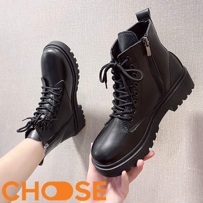 MẪU MỚI Giày Boot Nữ OXFORD Cổ Cao HOT 2024 Mới Nhất 2314