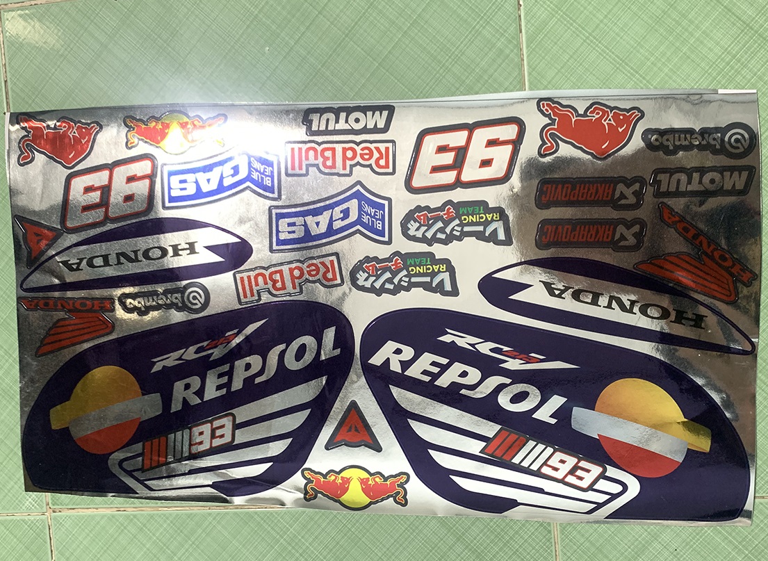Tem xe cub repsol crom