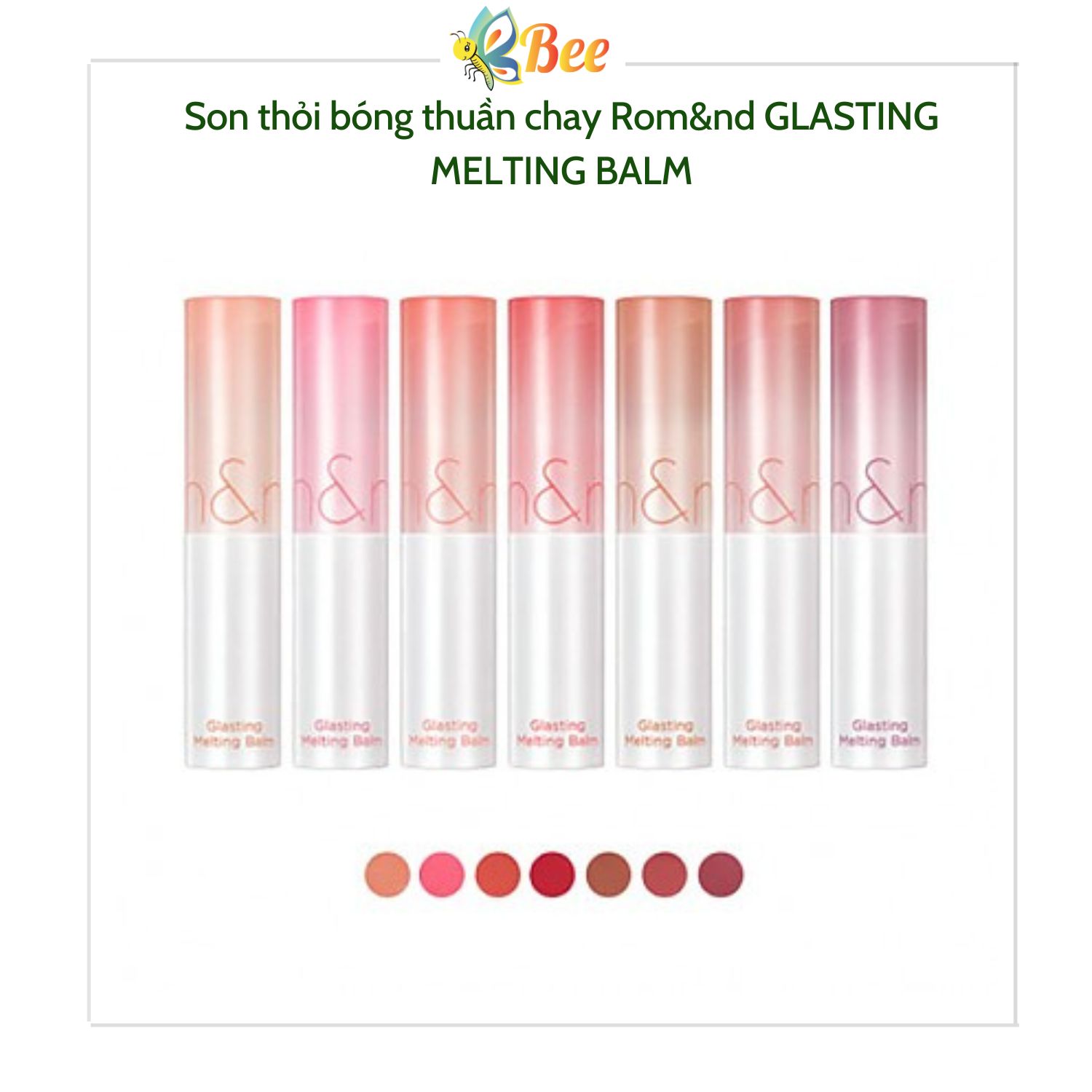 Son dưỡng màu tint Romand Glasting Melting Balm 3.5g