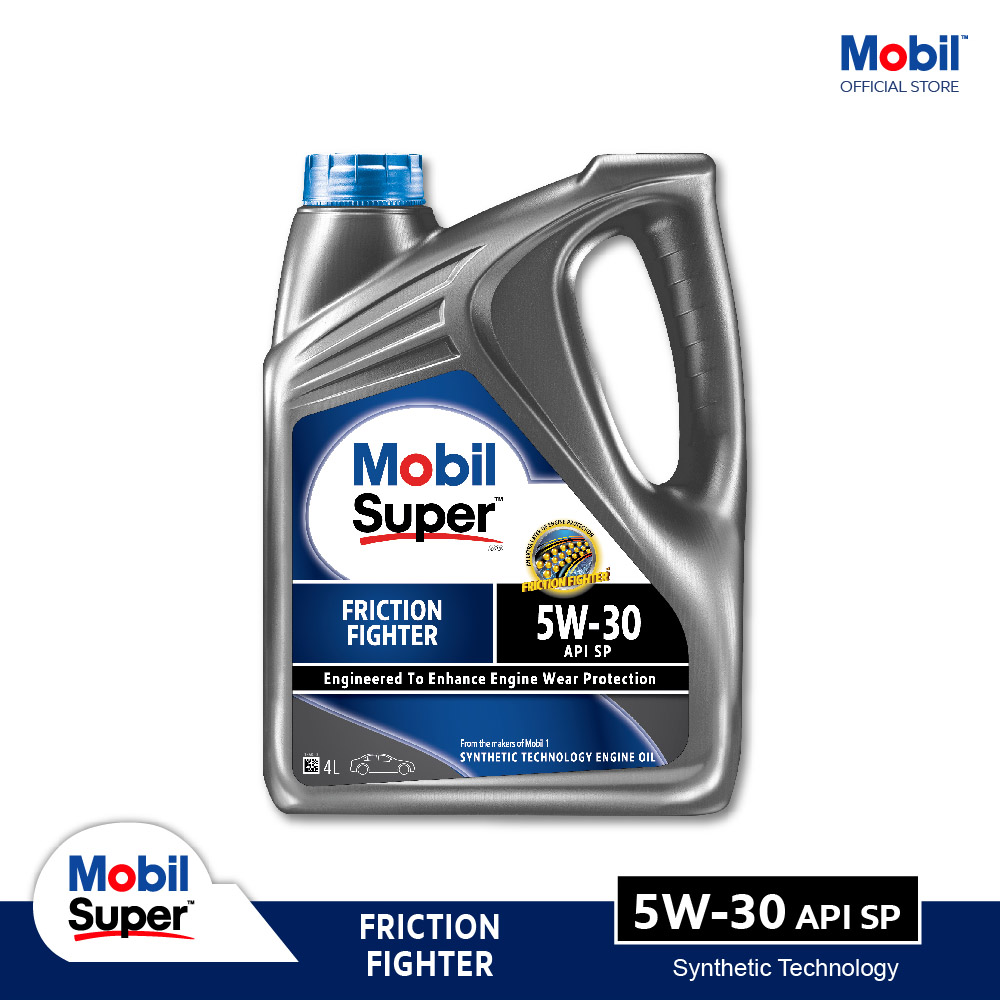 Dầu nhớt xe ô tô mobil super 2000 5w30 friction fighter 4l