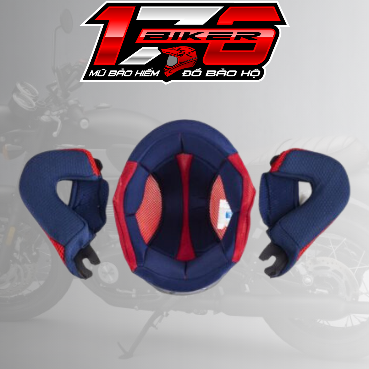 Lót mũ bảo hiểm 3/4 ego e3 - biker 176 - nón bảo hiểm & dầu nhớt vũng tàu