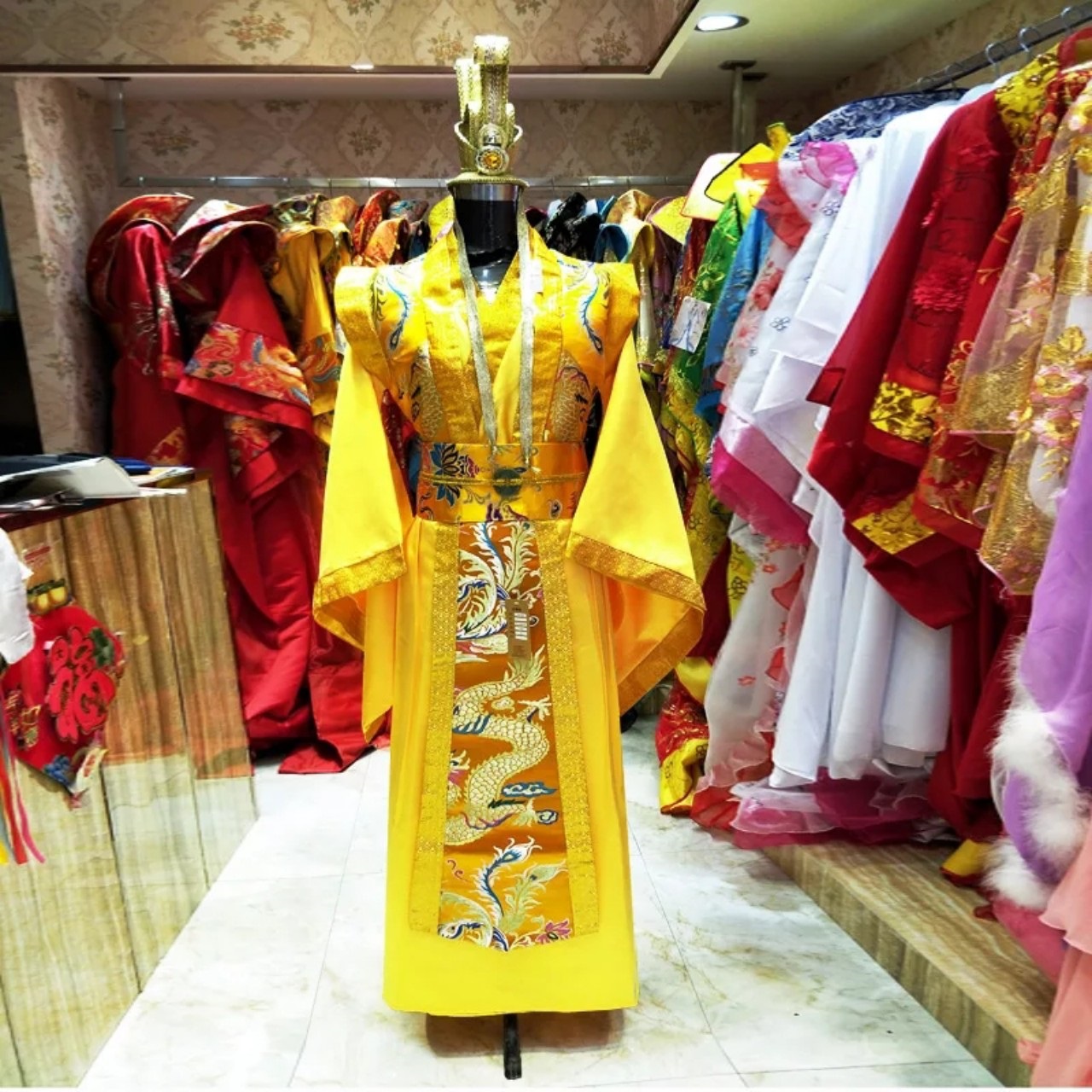 Trang Phục Vua Trang Phục Hoàng Thượng Trang Phục Ngọc Hoàng Long Bào Vua Cổ Trang Bao Gồm Cả Giày Và Mũ