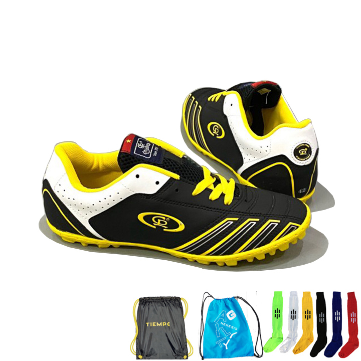 Giày Đá bóng Khâu Đế + Túi Rút + Vớ Đá Bóng ( Size 37 đến 45 )