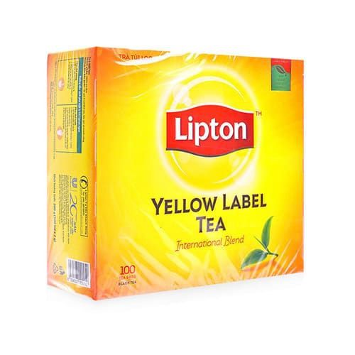 Trà lipton nhãn vàng 100 gói 200gram.