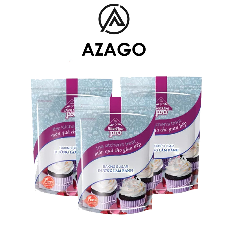 Combo 3 bao đường biên hòa pro baking 1kg cb3.drbk01az- azago
