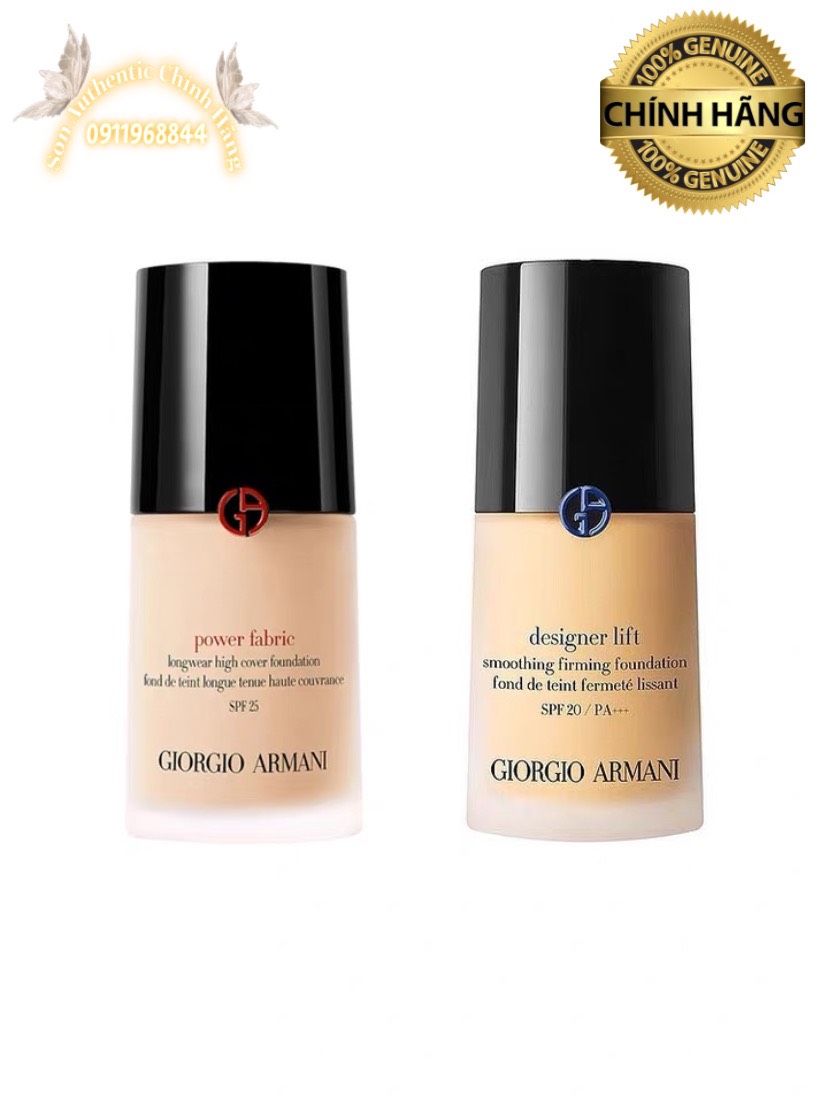 Kem nền Giorgio Armani Luminous silk 30ml. Luminous Silk Foundation, Power Fabric Long Wear High Cover Foundation
