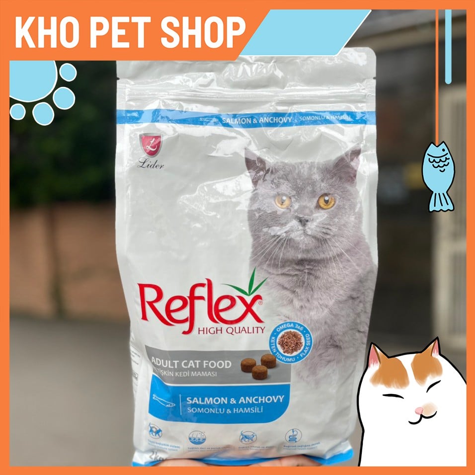 Thức ăn khô Reflex Salmon & Anchovy cho mèo