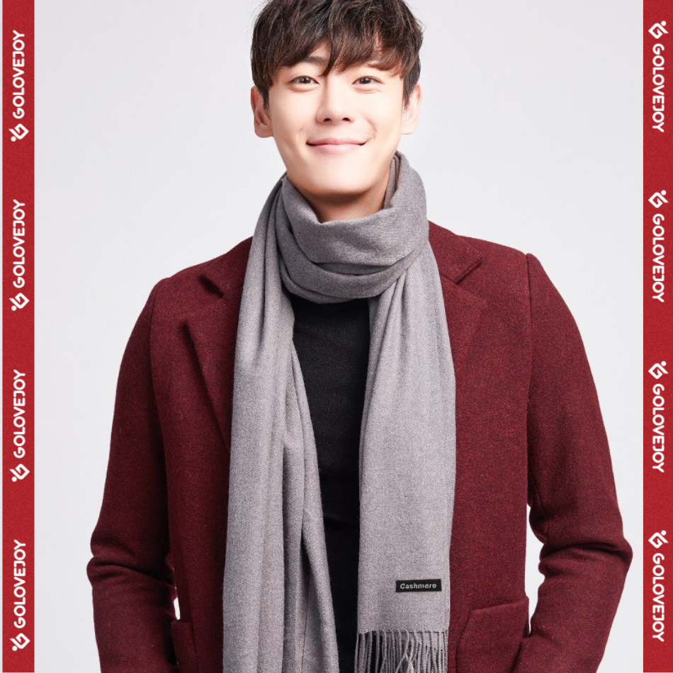 Khăn quàng cổ nam nữ unisex chất len cashmere cao cấp mềm mịn, khăn len choàng cổ Golovejoy DWJ01