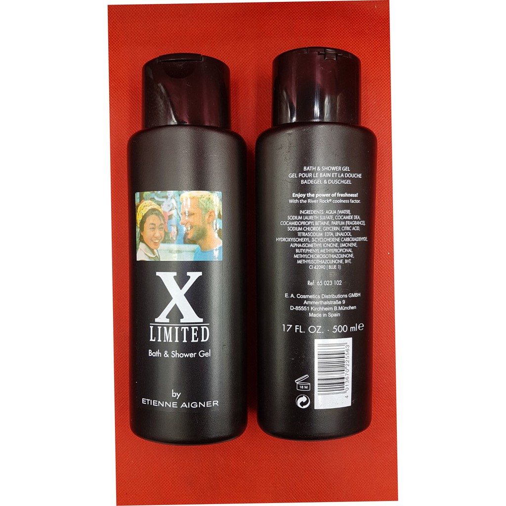 Sữa tắm nước hoa cao cấp etienne aigner x - limited bath & shower gel 500 ml -