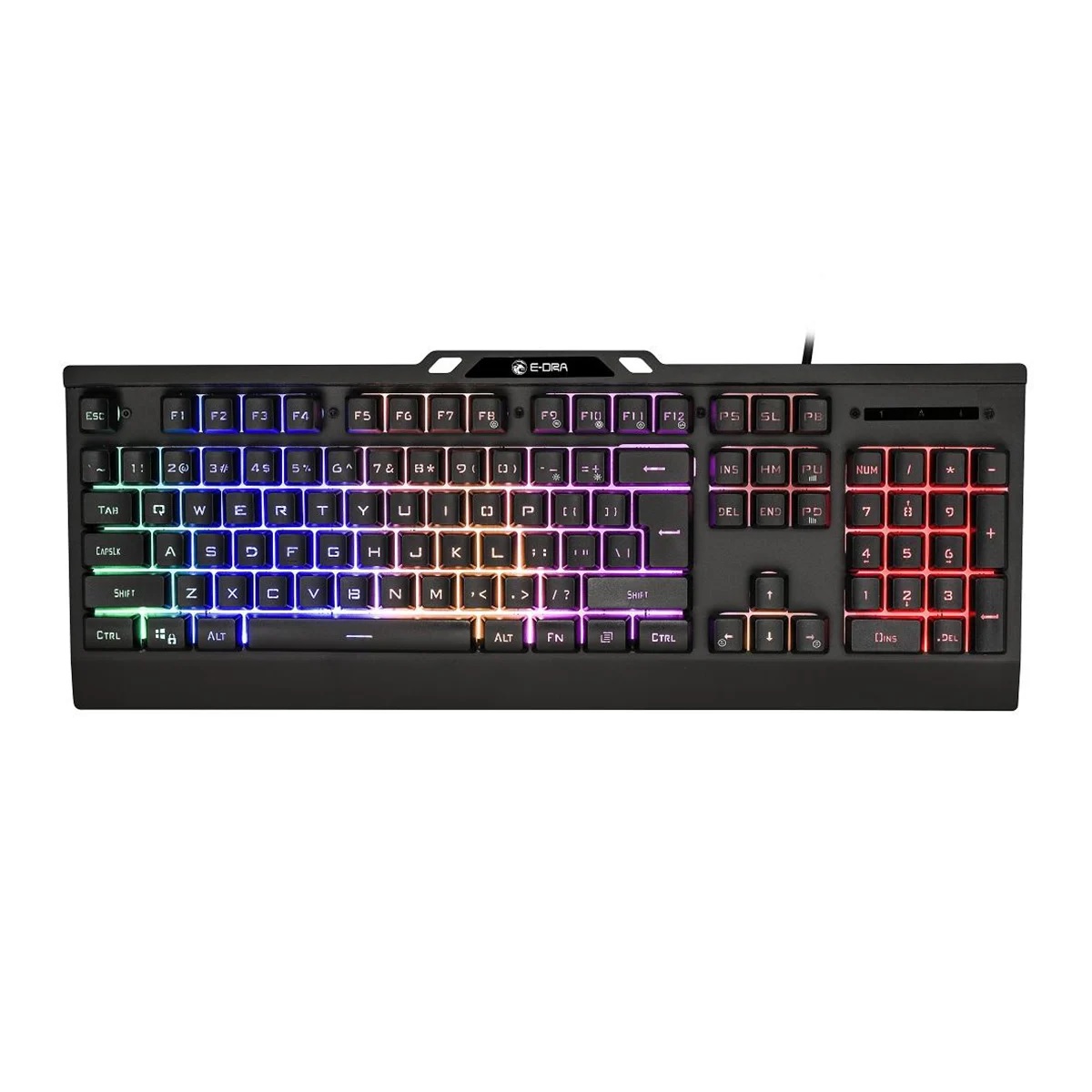 Bàn phím có dây chuẩn usb có led - e-dra ek701