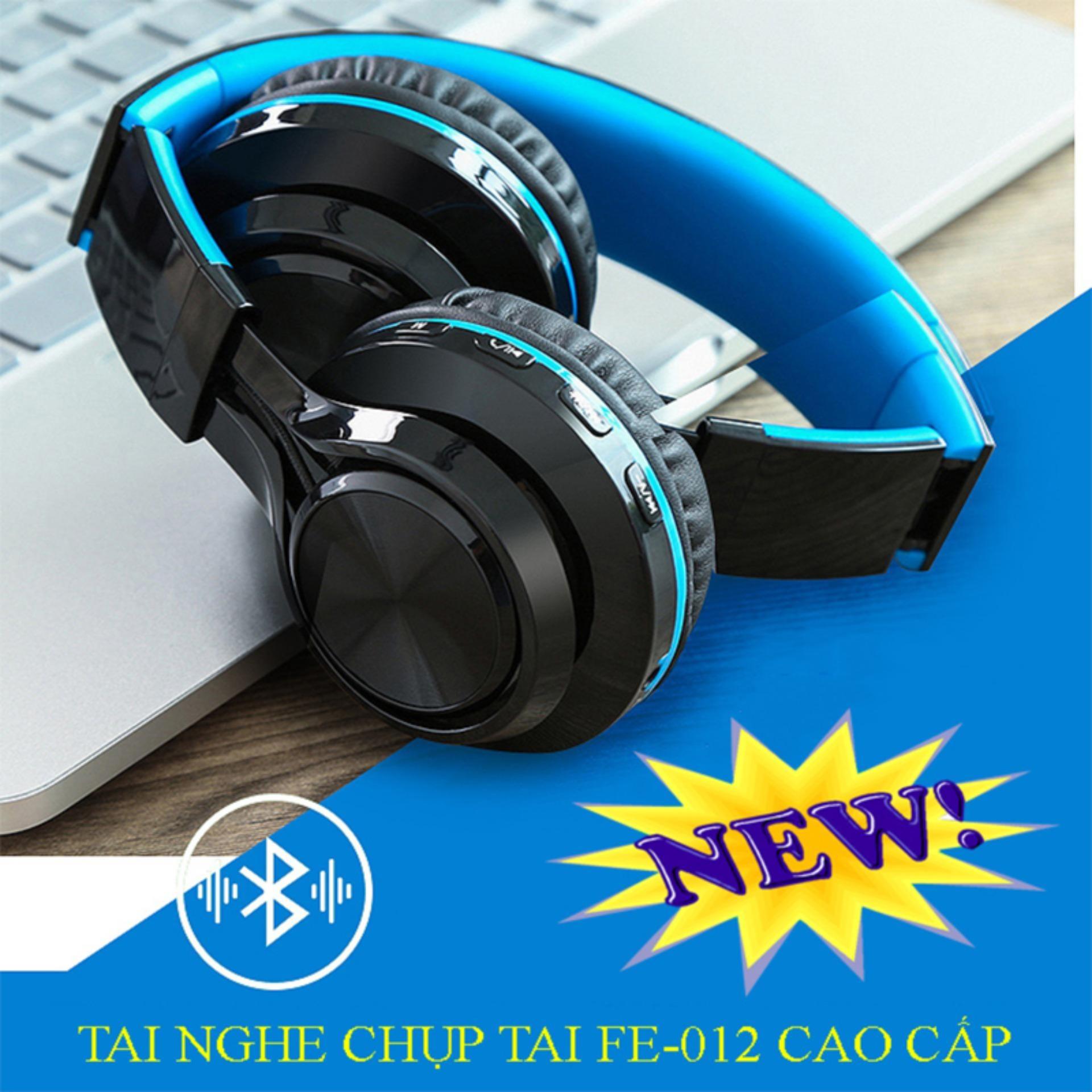 Tai nghe bluetooth chụp tai gaming FE012 cho điện thoại, loa siêu trầm gấp gọn, âm thanh nổi mềm mại và thoải mái.