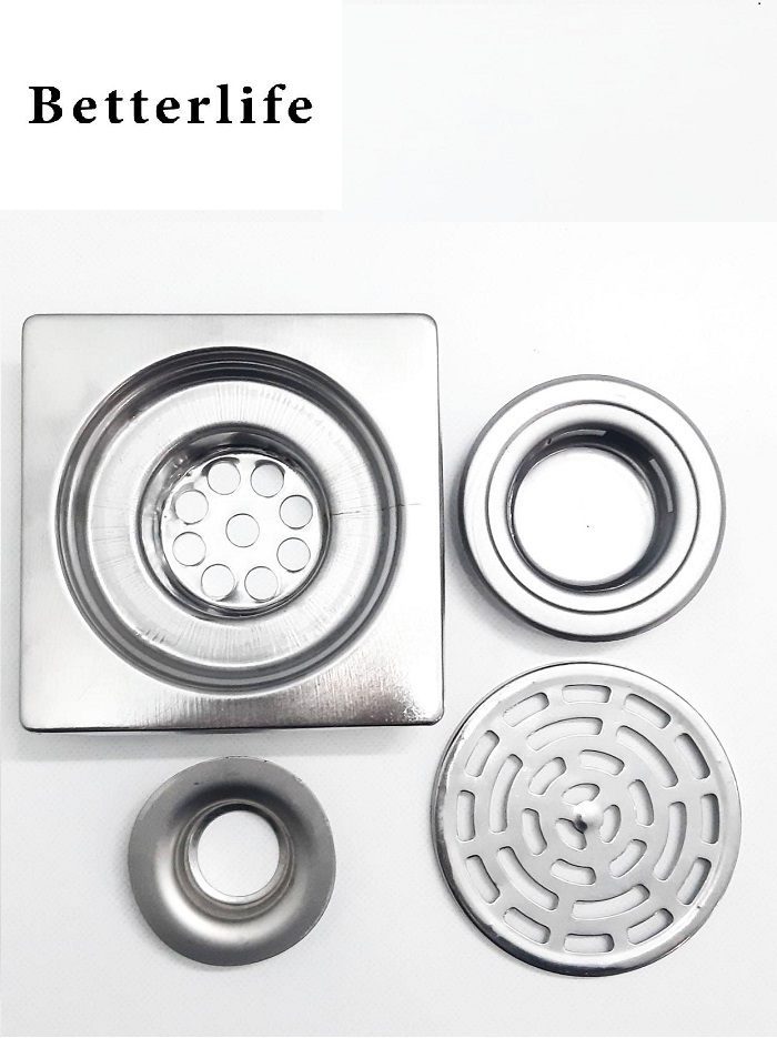 Lọc rác chắn lược rác ống thoát nước phòng vệ sinh nhà tắm nhà bếp chống hôi Inox Cao cấp - BetterLife