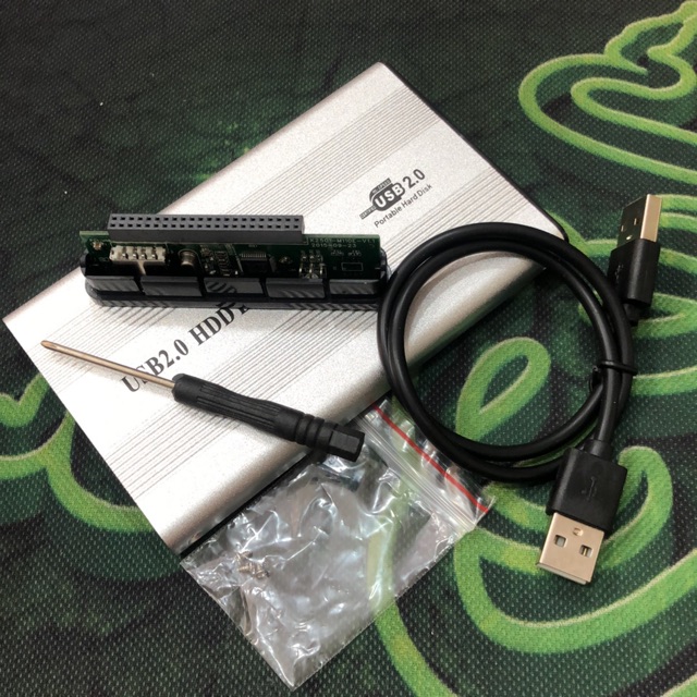 Hộp đựng ổ cứng laptop 2.5 inch cổng ATA vỏ nhôm