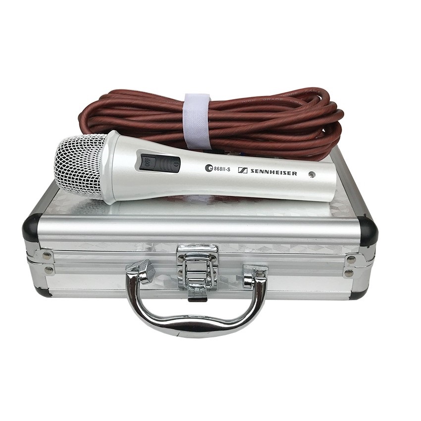 [HCM]Micro Có Dây Chính Hãng Xịn Hay Nhất Giá Rẻ Giảm 50% Micro Có Dây Shunison SN 868 Cao Cấp Mic Chống Hú Chống Rè Mic Có Dây Mic Hát Karaoke Chuyên Nghiệp Cực Hút Âm Giọng Trong Trẻo Cực Hay Hộp Nhôm Sang Trọng Dây Nối Dài Bh 12T
