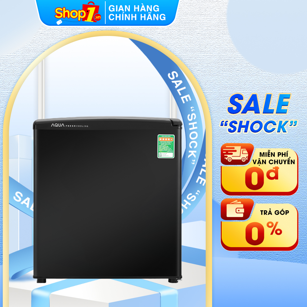 Tủ lạnh aqua 50 lít aqr aqr-d59fa - loại tủ 1 cửa dung tích dưới 50 lít