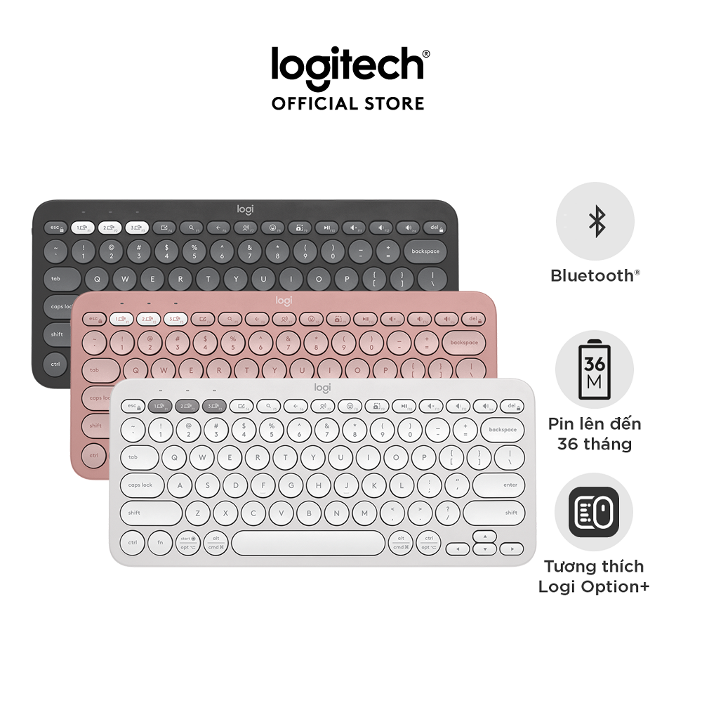 Bàn phím Logitech K380s - (Pebble 2 Keysboard - K380s)