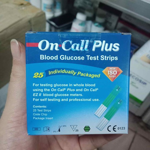 Hộp 25 que thử đường huyết OnCall Plus