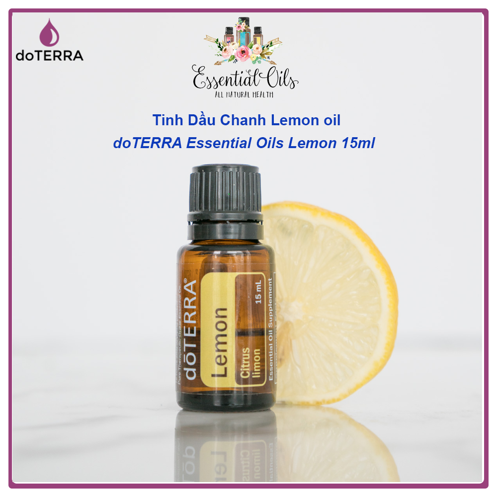 Tinh Dầu Chanh Lemon Tinh Dầu Trị Liệu Nguyên Chất doTERRA USA - doTERRA Essential Oil - Lemon Oil 15ml