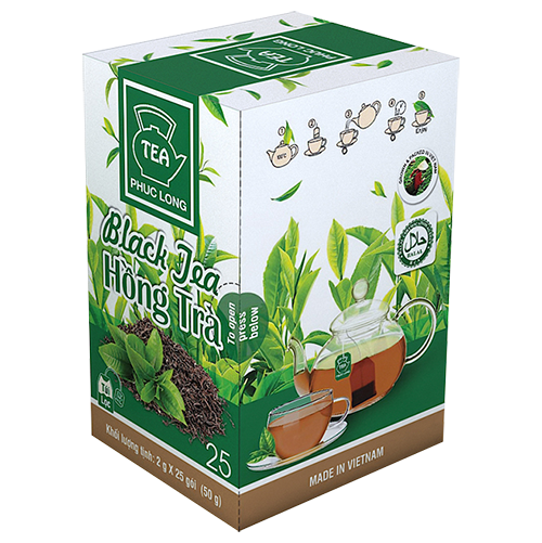 Hồng Trà túi lọc Phúc Long 25gói 2gram