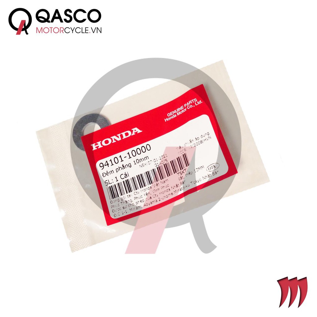 Đệm phẳng honda nhiều dòng xe 10mm qasco