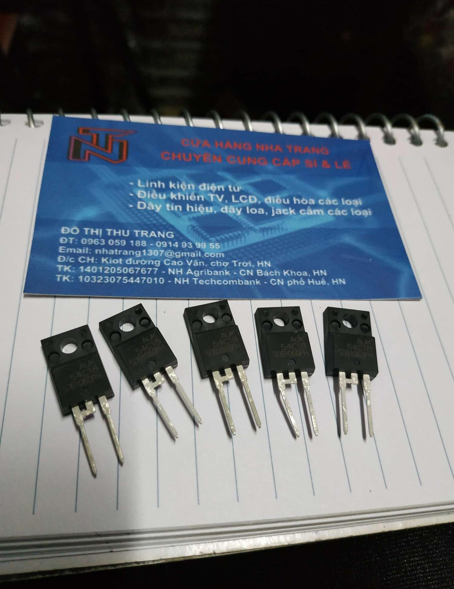 Diot xung 10a 600 combo 10 con