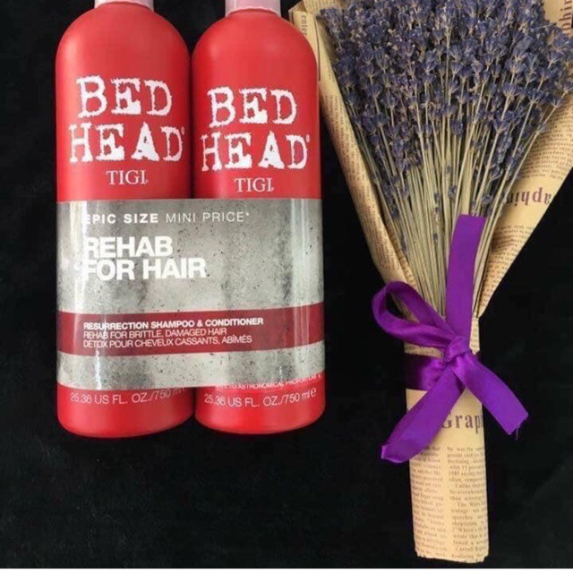 [FreeshipMAX] Dầu Gội Tigi đỏ BED HEAD TIGI URBAN ANTIDOTES phục hồi tóc hư tổn cấp độ 3 1500ml/ cặp