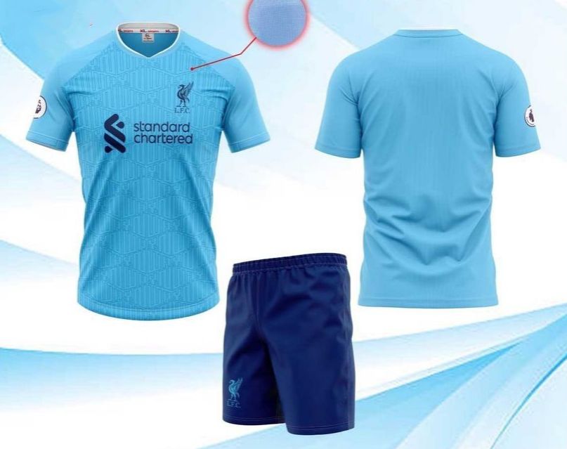 IN TÊN SỐ quần áo bóng đá Liverpool xanh biển