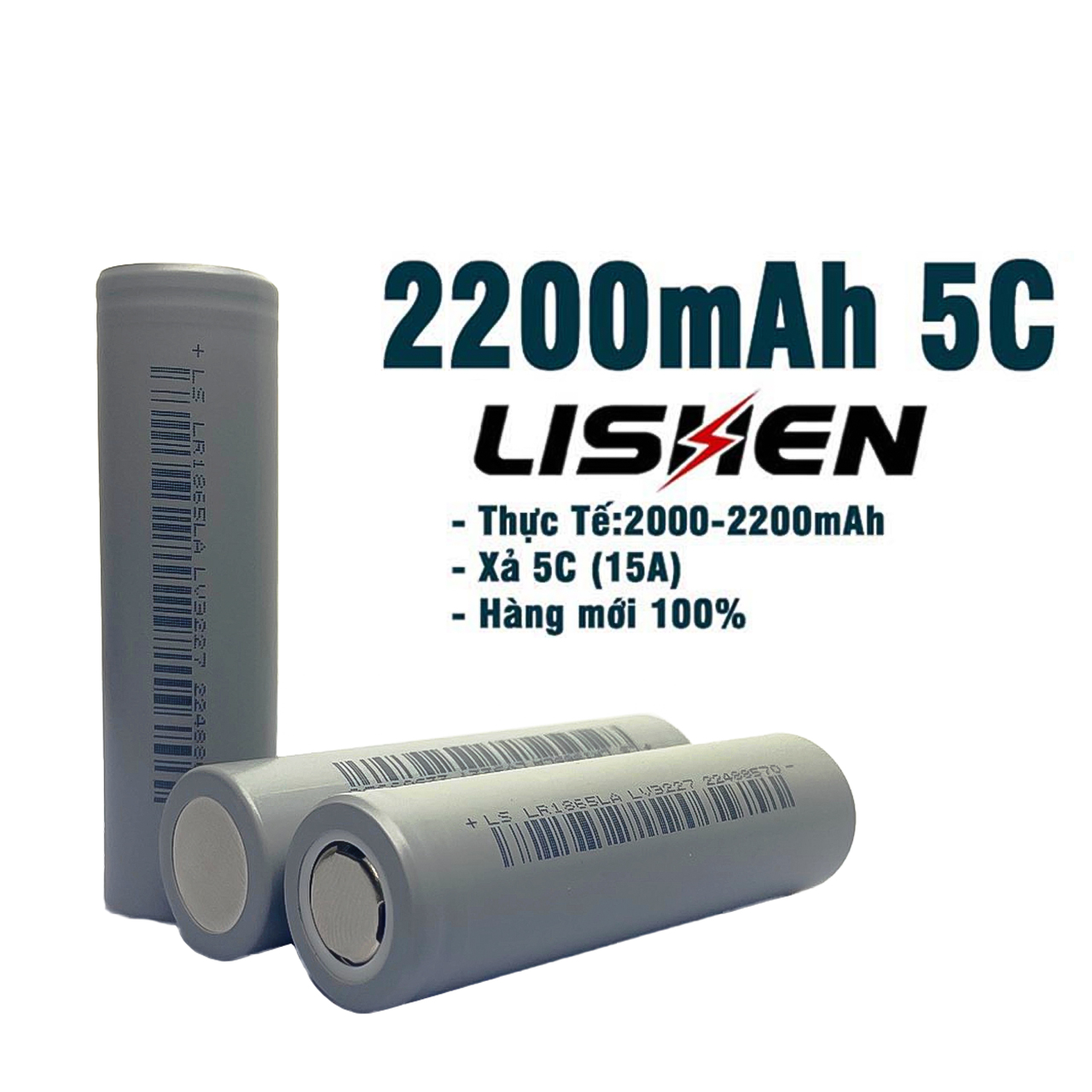 Cell pin 18650 lishen 2000Ah 10c Pin Lishen,pin dự phòng(hàng mới , chính hãng) -dc4621