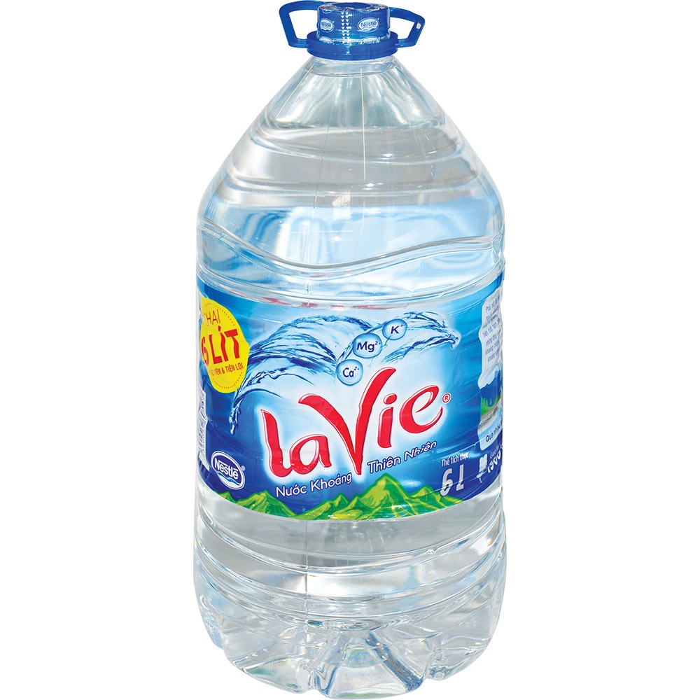 Nước khoáng thiên nhiên Lavie 6L