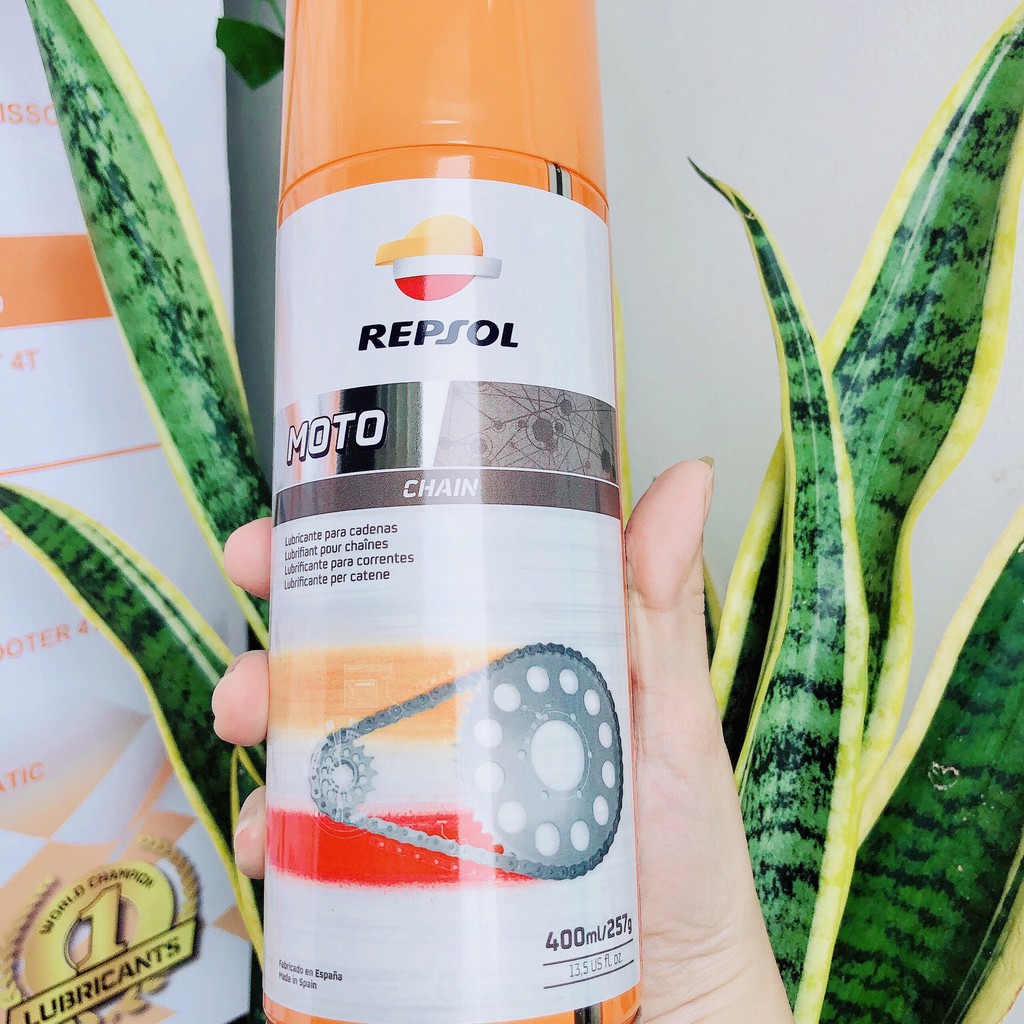 Chai xịt dưỡng sên repsol 400ml